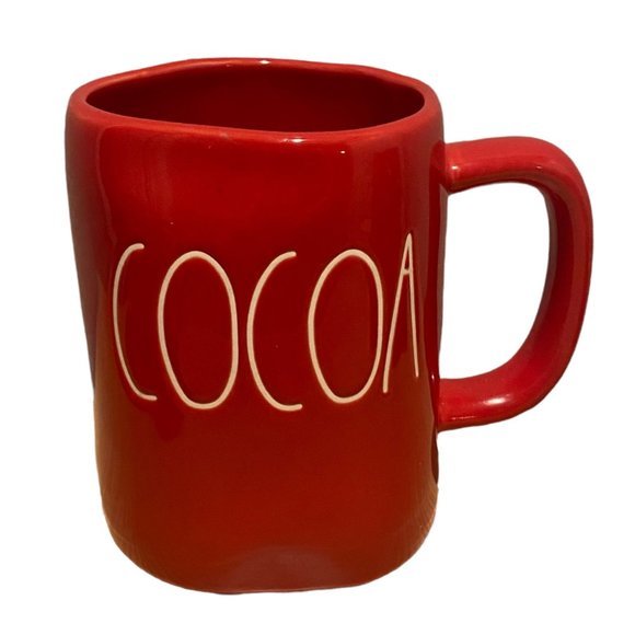 Rae Dunn Christmas Mug Set Red Santa's Helper Cocoa Fa La La - Picture 3 of 4